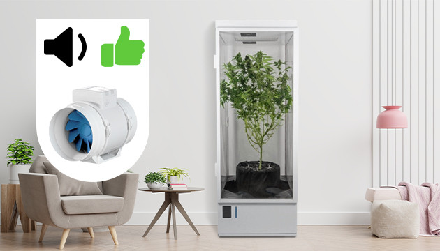 Шумоизоляция гроубокса Бесшумная вентиляция