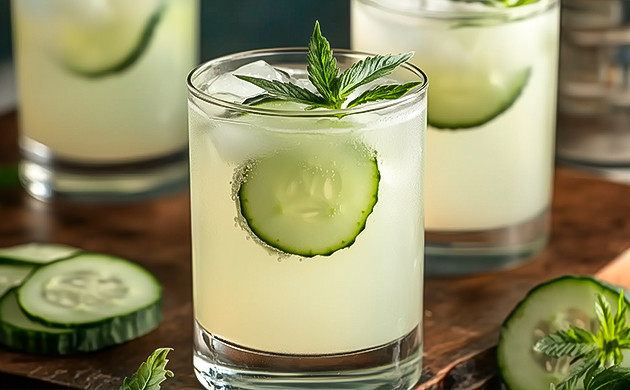 Рецепт огуречного коктейля с марихуаной Огуречный коктейль с марихуаной