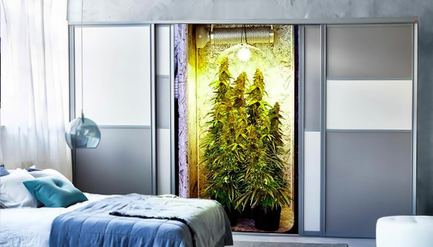 Маскировка гроубокса в квартире Гроубокс в шкафу