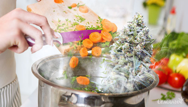 Рецепты с коноплей Приготовление конопляного супа