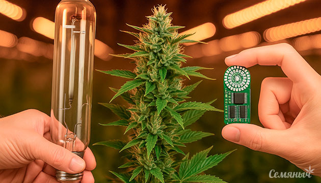 Какую систему освещения выбрать для конопли ДНаТ или LED: что лучше?