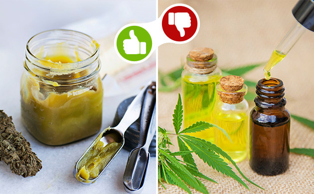 Выбор масла для приготовления канна-блюд Масло из соцветий конопли и масло из семян