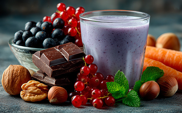 Как разнообразить напитки Как сделать черничный смузи с коноплей еще вкуснее