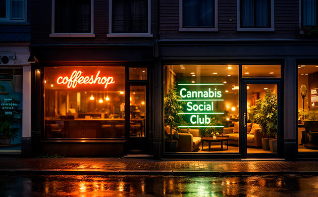 Каннабис-клуб VS кофешоп
