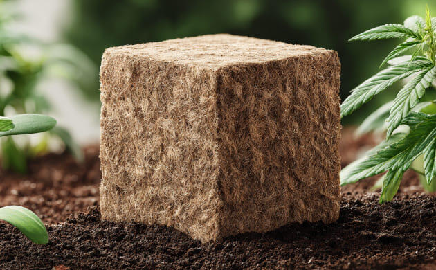 Мульча из конопли Мульча