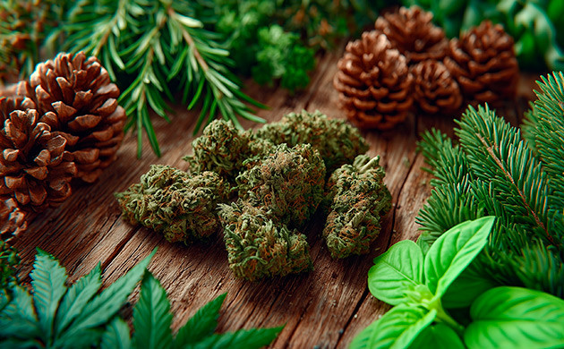 Терпены ответственные за формирование средних нот марихуаны Средние ноты конопли