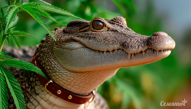 В Великобритании обнаружили подпольную плантацию марихуаны, охраняемую кайманом Кайман охраняющий ферму каннабиса в графстве Эссекс