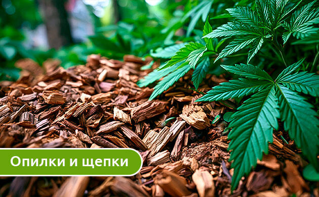 Опилки и щепки для выращивания каннабиса Опилки и щепки