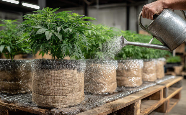 Уменьшение объема и частоты полива