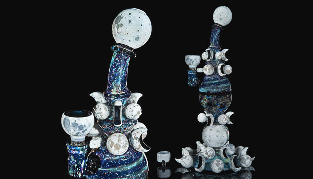 Бонг от студии Mothership Glass Космический бонг