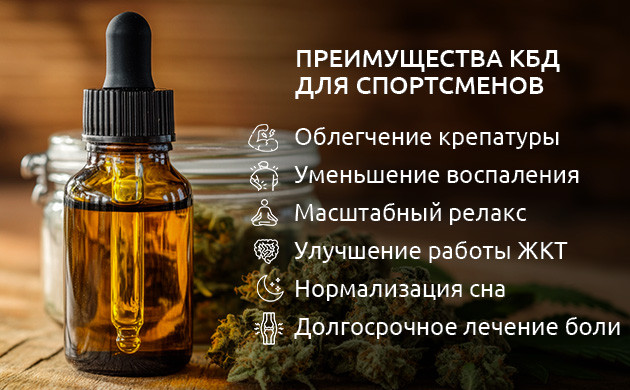 Как КБД помогает после тренировок Преимущества КБД после тренировок