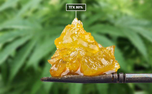 Соус Терп из листьев каннабиса Концентрат с высоким уровнем ТГК