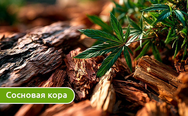 Органический субстрат – сосновая кора Сосновая кора