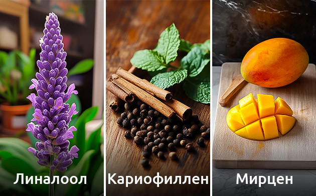 Терпеновый профиль Mazar: мирцен, кариофиллен, линалоол Роль терпенов в эффектах Mazar