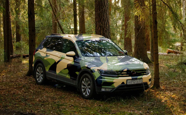 Маскировка транспорта Замаскированная машина