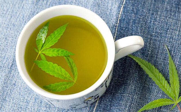 Конопляный чай Чай из листьев каннабиса