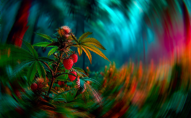 Strawberry Cough: мощный прилив энергии и креативности Эффект Strawberry Cough: энергия и ясность мысли