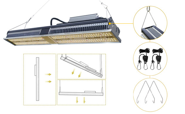 Отличия светоизлучающих панелей Mars Hydro SP Конструкция светильников Mars Hydro SP