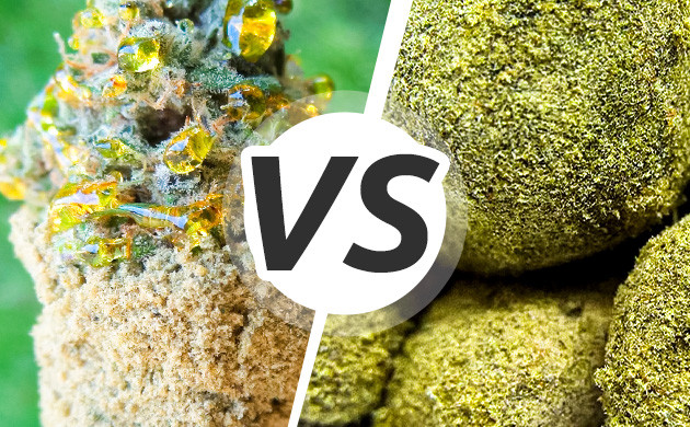 Качество против содержания ТГК Сравнение Moonrocks и Sunrocks