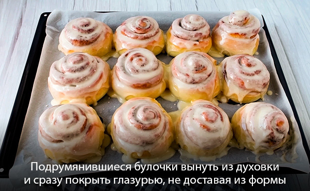 Заморозка и хранение десерта Покрытие глазурью и сохранение булочек