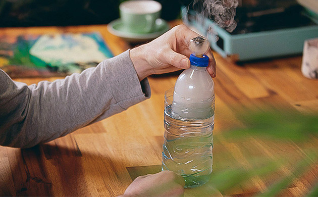 Водный бонг своими руками Как сделать гравитационный бонг