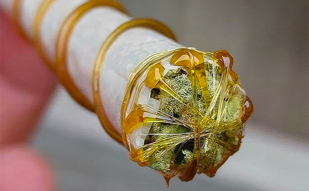 Джоинты со смолой каннабиса