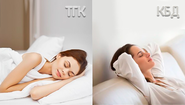 Действие ТГК и КБД ТГК и КБД