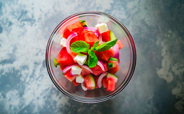 Канна-салат с арбузом: как приготовить Канна-салат с арбузом: рецепт