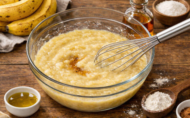 Смешать влажные ингредиенты Пошаговая инструкция приготовления: шаг 3