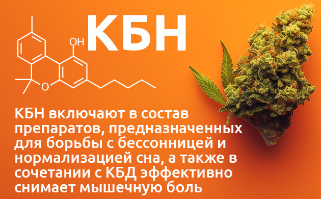КБН: седативный эффект каннабиноида КБН и КБД: снятие мышечной боли