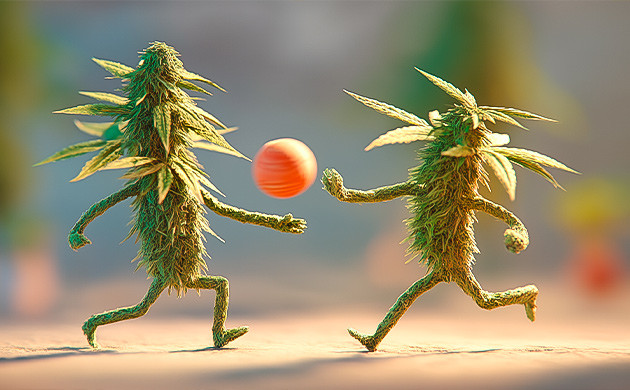 Активные вышибалы с коноплей Вышибалы и каннабис