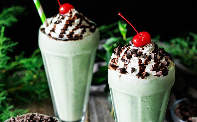 Шоколадный Shamrock с коноплей Молочный шоколадный коктейль