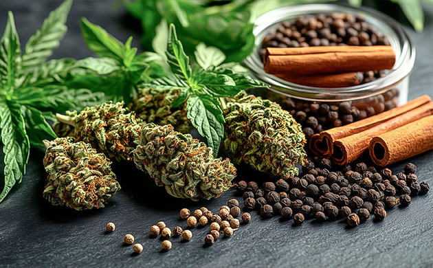 Аромат и вкус бета-кариофиллена Шишки конопли