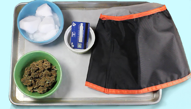 Приготовление кифа при посощи сухого льда Компоненты для сухого льда