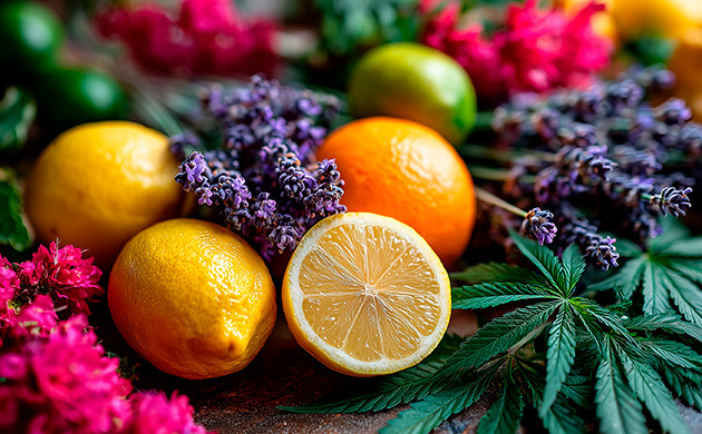 Терпены создающие характерные верхние ноты в аромате конопли Верхние ноты запаха марихуаны