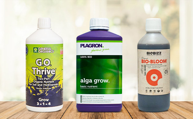 Готовые органические питательные комплексы для конопли Органические удобрения от BioBizz, Plagron и General Organic