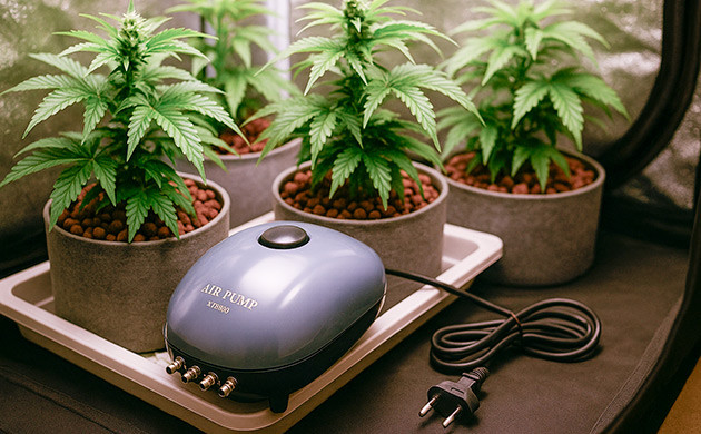 Насыщение жидкости кислородом для здорового развития марихуаны Насыщение раствора кислородом