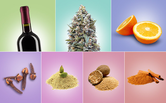 Ингредиенты для конопляного глинтвейна