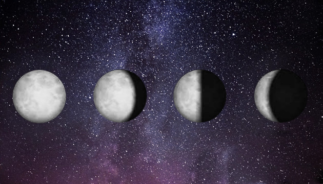 Убывающая Луна Стадии убывающей Луны