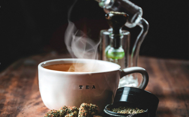 Чай для усиления воздействия Чай и шишки конопли
