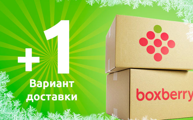 Новый вариант доставки: Boxberry Добавлена анонимная доставка Boxberry