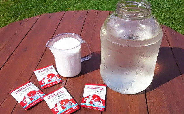 Барьер из дрожжей Дрожжи и вода