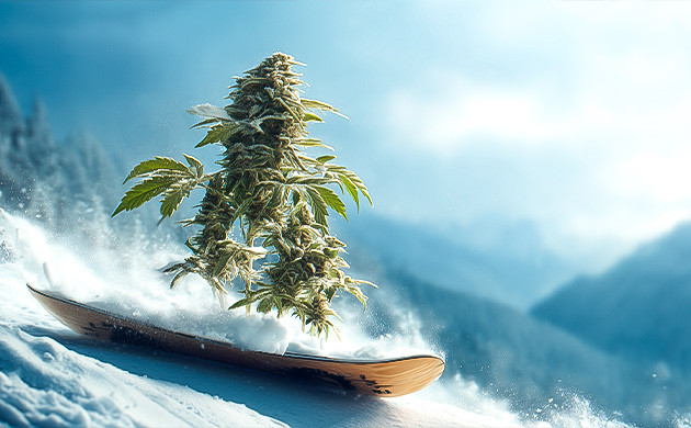 Катание на лыжах под каннабисом: как избежать рисков Лыжи и сноуборд под каннабисом