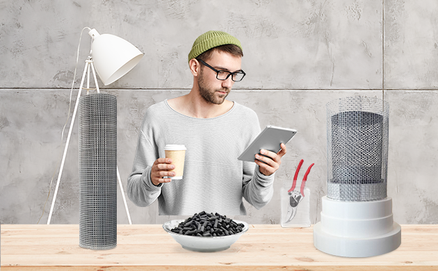 Как самому собрать угольный фильтр Сборка угольного фильтра