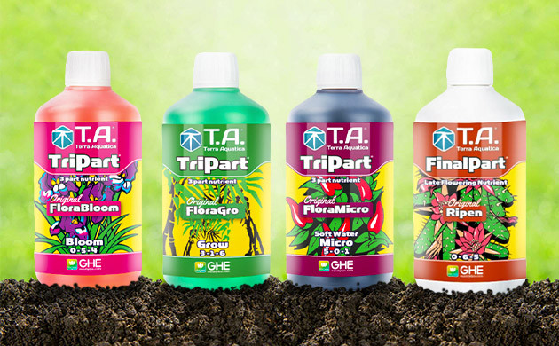 Выращивание на органических удобрениях Terra Aquatica Terra Aquatica удобрения для каннабиса