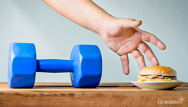 Тест на слабость Выбор между тренировкой и бургером