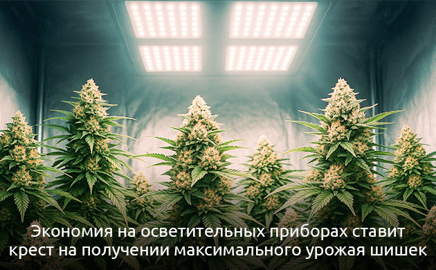 Освещение является одним из важнейших элементов в выращивании конопли Проблемы с освещением в индоре