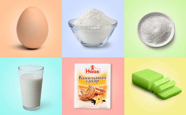 Список ингредиентов для канна крема Ингредиенты для крема