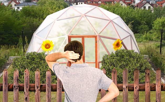 Как спрятать теплицу Безопасность теплицы