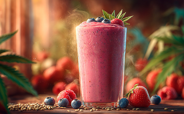 Смузи из черники и семян конопли содержит растительный белок Рецепт черничного смузи с семенами конопли